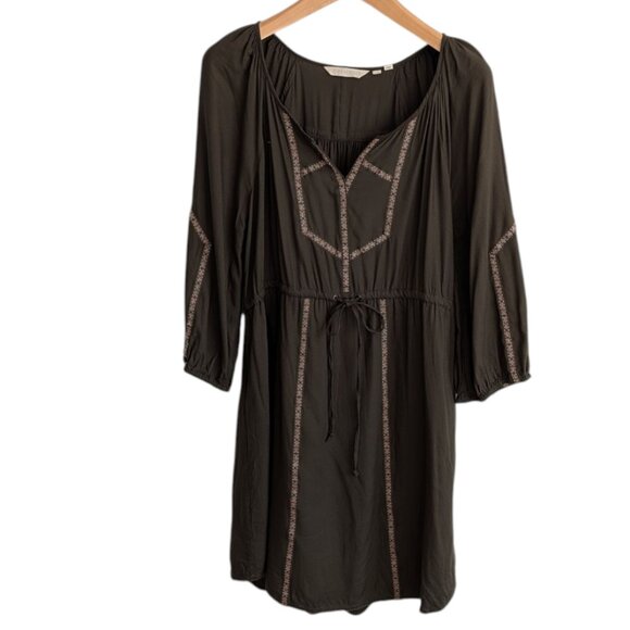 Anthropologie Edme & Esyllte Ribboned Peasant Dress - Picture 3 of 7